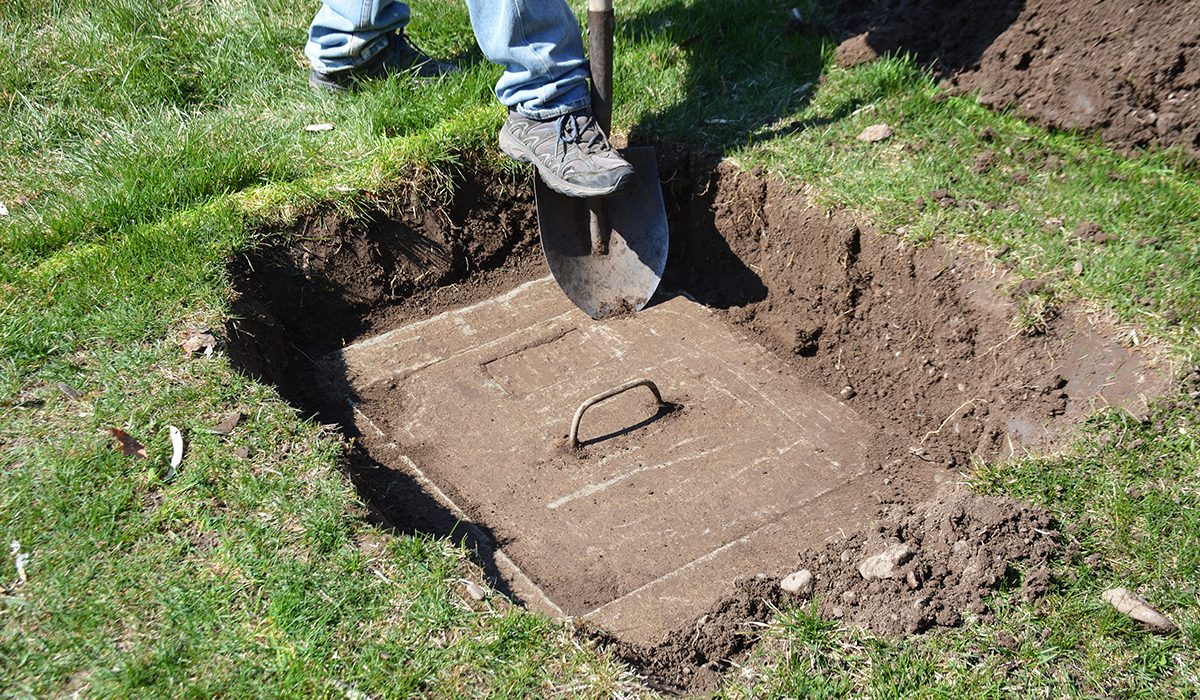 open pit septic inspection